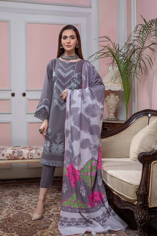 CMW - 06 | Charizma | Unstitched Embroidered Acro Marina With Wool Shawl Collection 2021