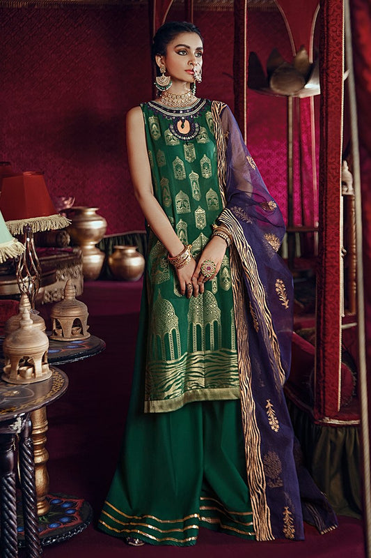 Mohr-e-Virag-A | Cross Stitch | Razia Sultan | Unstitched Luxury Eid Collection'20