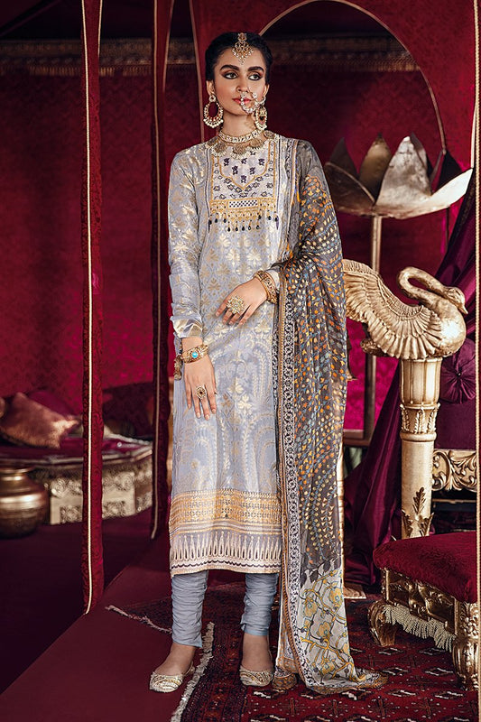Nau Roz-A | Cross Stitch | Razia Sultan | Unstitched Luxury Eid Collection'20