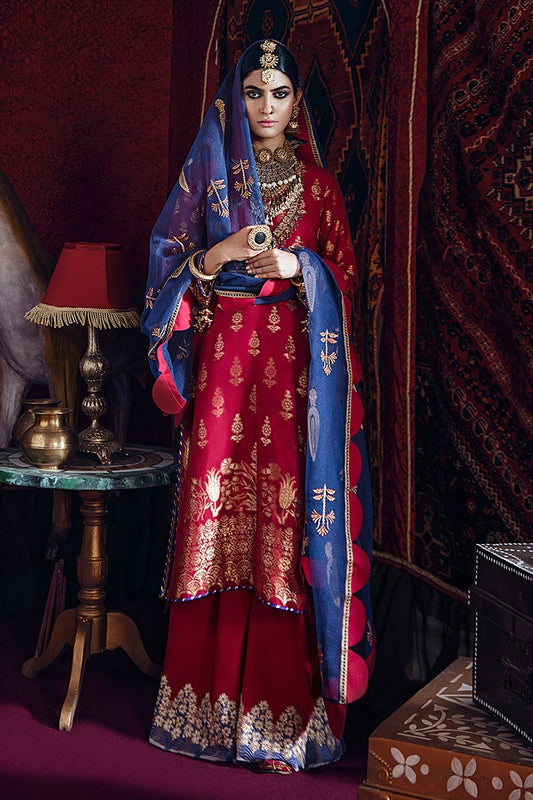 Baad-e-Chaman-A | Cross Stitch | Razia Sultan | Unstitched Luxury Eid Collection'20