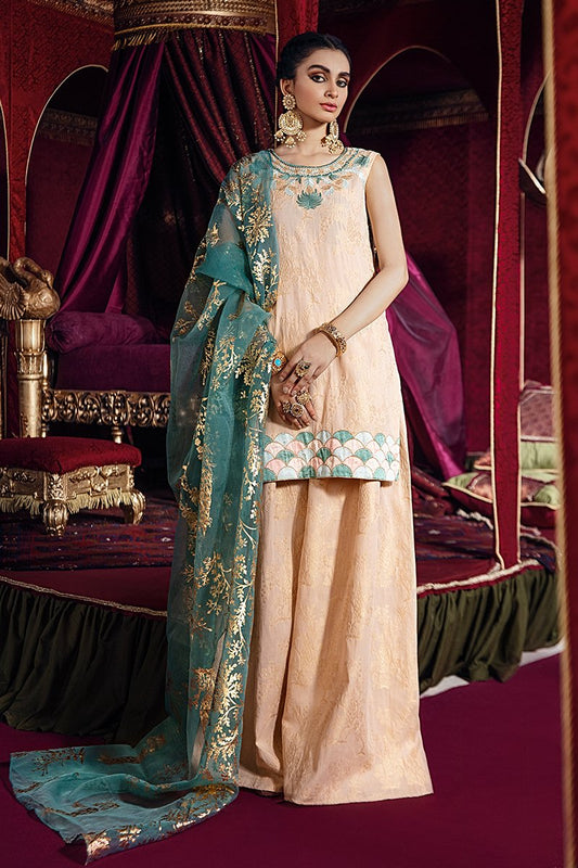 Bustan-e-Gul-A | Cross Stitch | Razia Sultan | Unstitched Luxury Eid Collection'20
