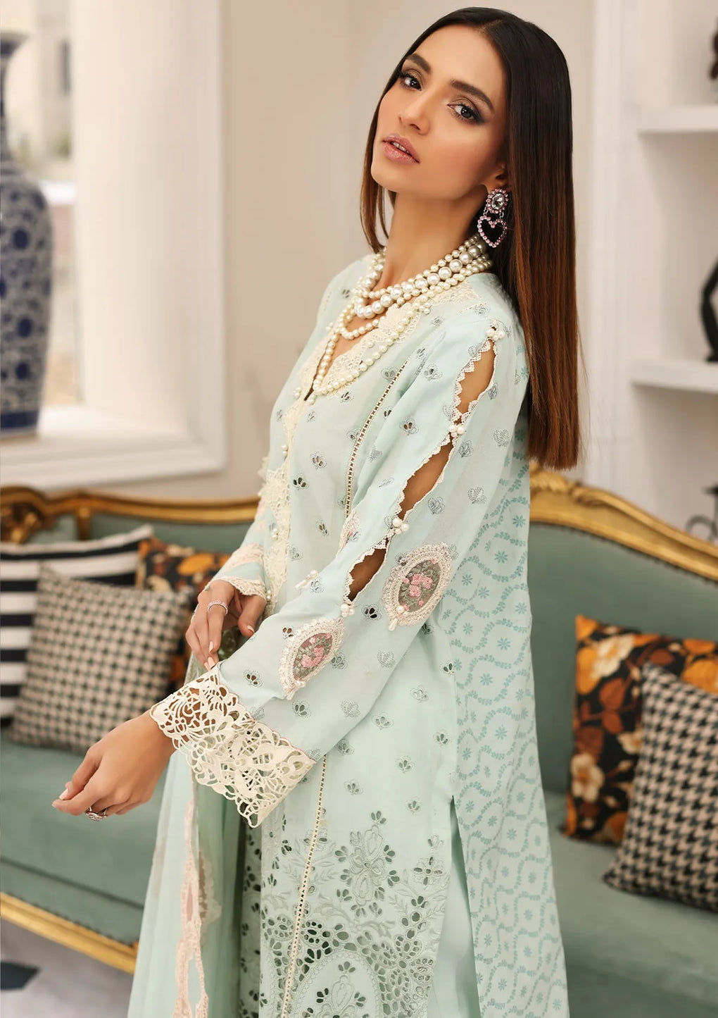 ELC03B - Day Dream | Elaf | Festive Chikankari Collection 2023