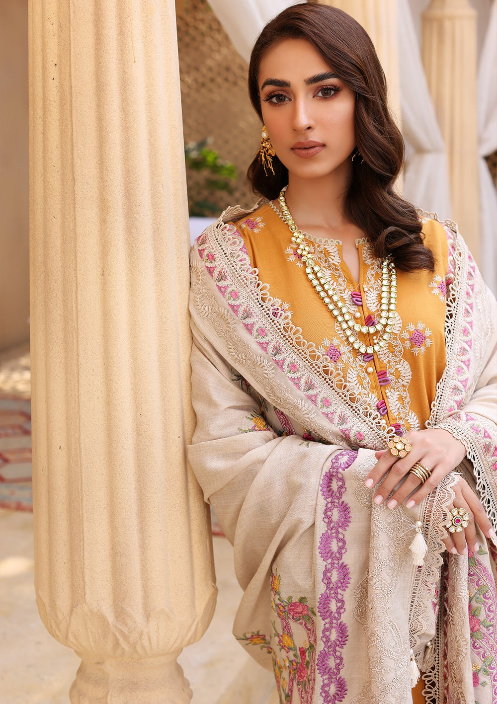 ELW - 03 - Sunstone | Elaf | Luxury Winter Collection 2022