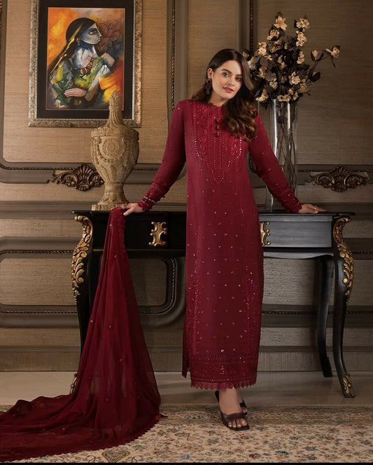 AJIM-06 | Asim Jofa | Iqra And Minal Edit | Unstitched Collection 2022