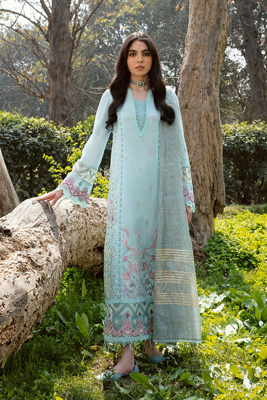 AK - 06 - LAYLA | Qalamkar |  Qline Lawn 2023