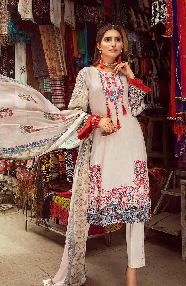 RNE20 - 02A | ALZOHAIB | Rung Embroidered Collection'20