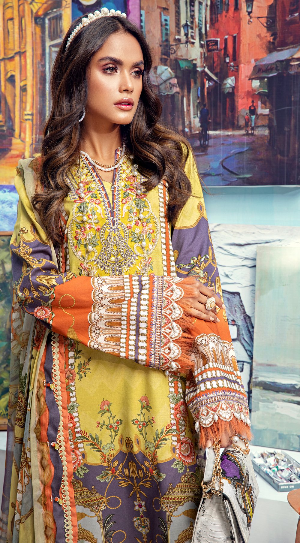 Jessica- VL21-03-A | Anaya Viva Lawn 2021