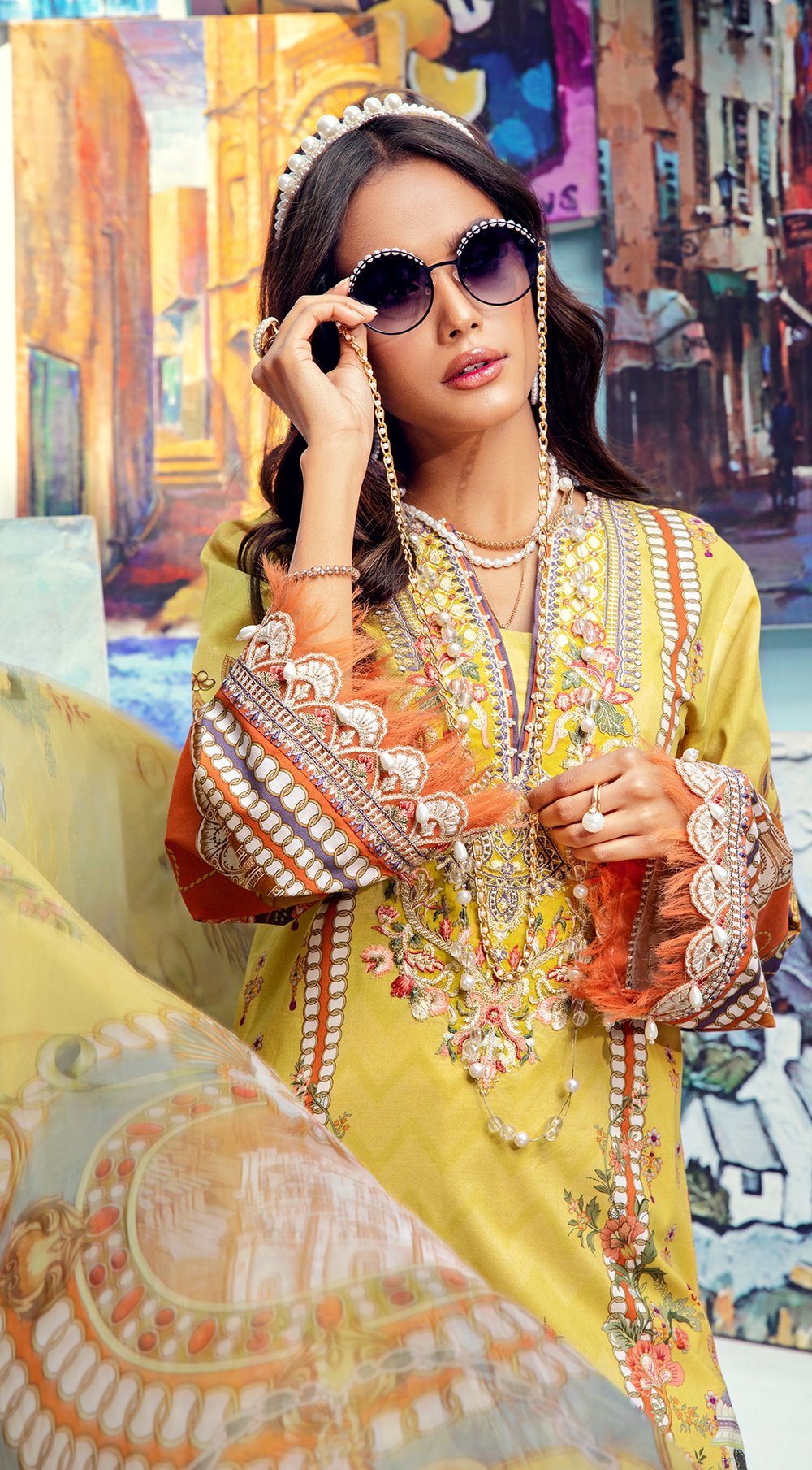 Jessica- VL21-03-A | Anaya Viva Lawn 2021