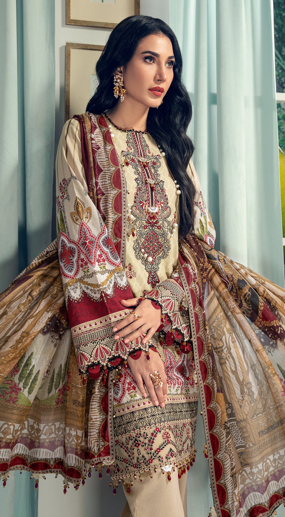 ADRIANA | ANAYA by Kiran Chaudhry | L'Amour de vie | Lawn Collection