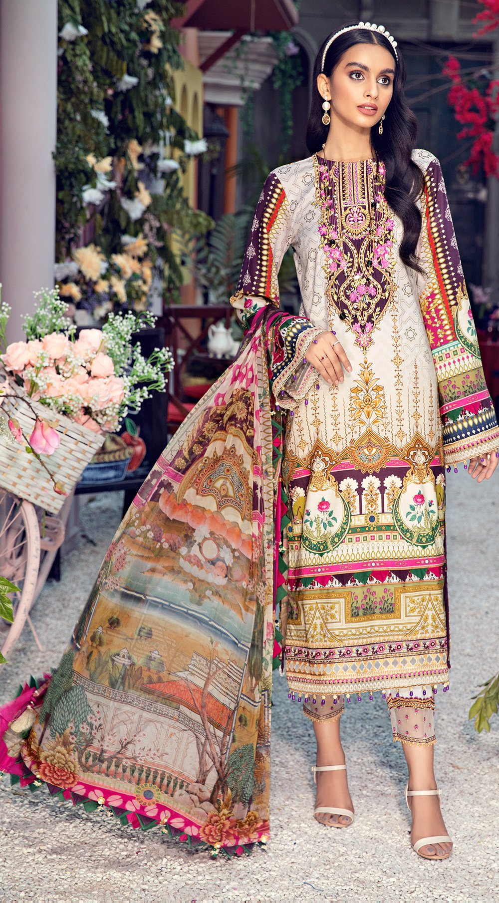 Delila - VL21-10-A| Anaya Viva Lawn 2021