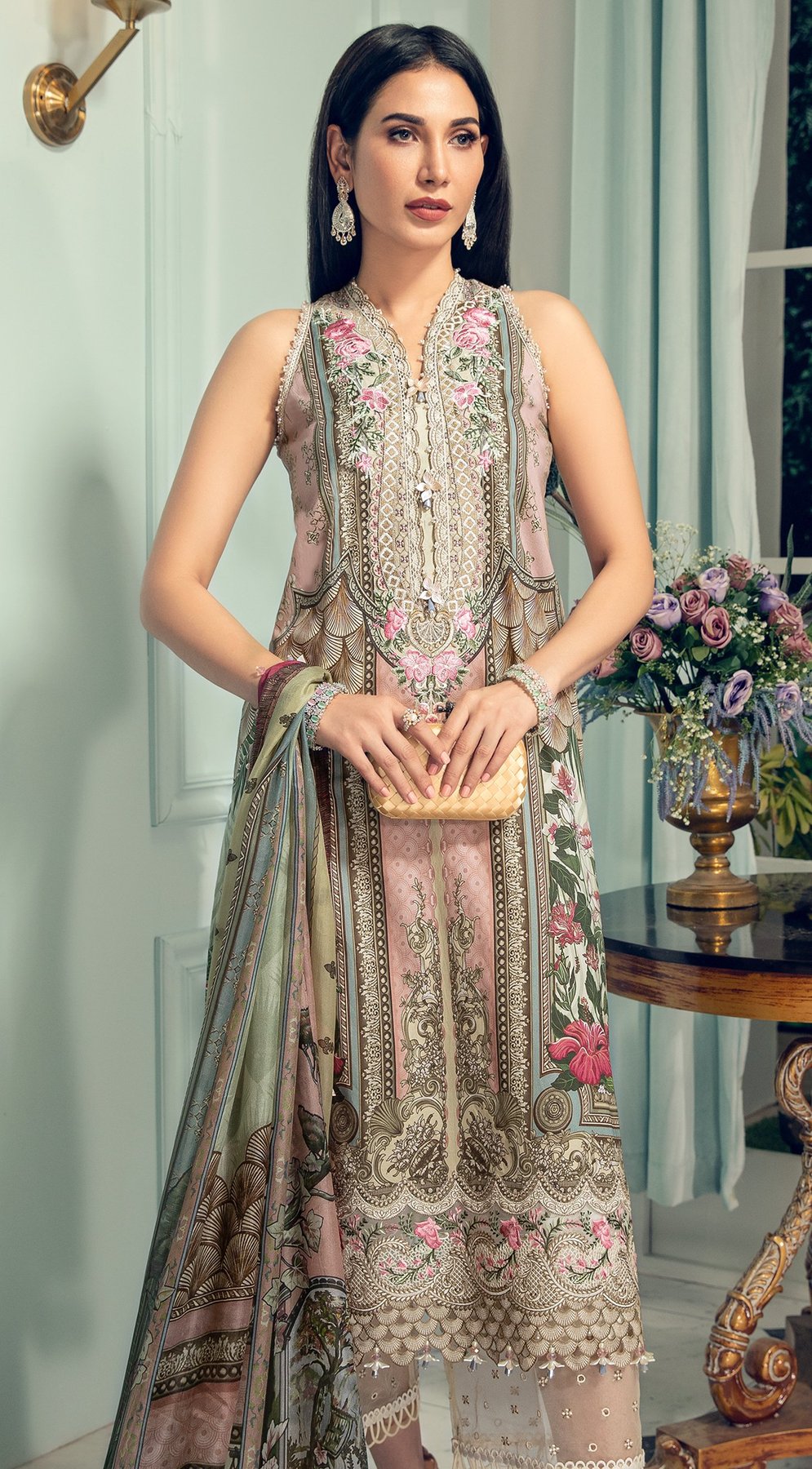 Kara | ANAYA by Kiran Chaudhry | L'Amour de vie | Lawn Collection