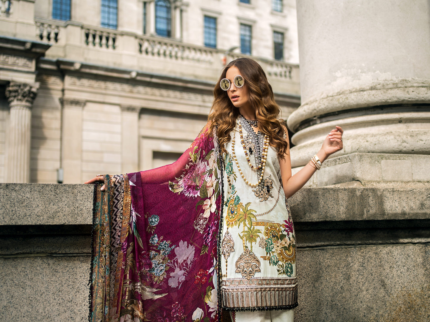 MH2-A [MINA HASSAN FESTIVE LUXURY LAWN 2019]