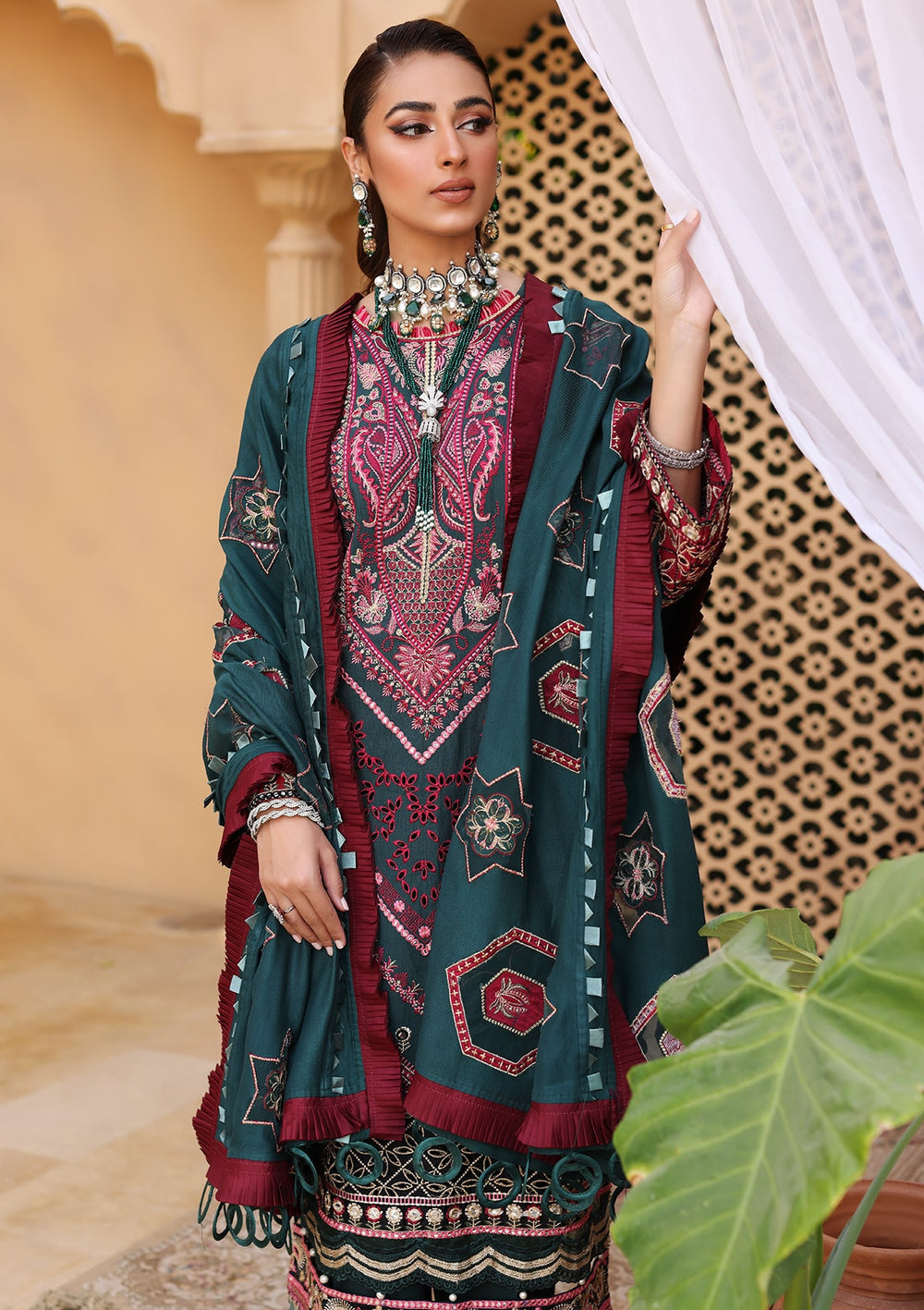 ELW - 04 - Indigo | Elaf | Luxury Winter Collection 2022