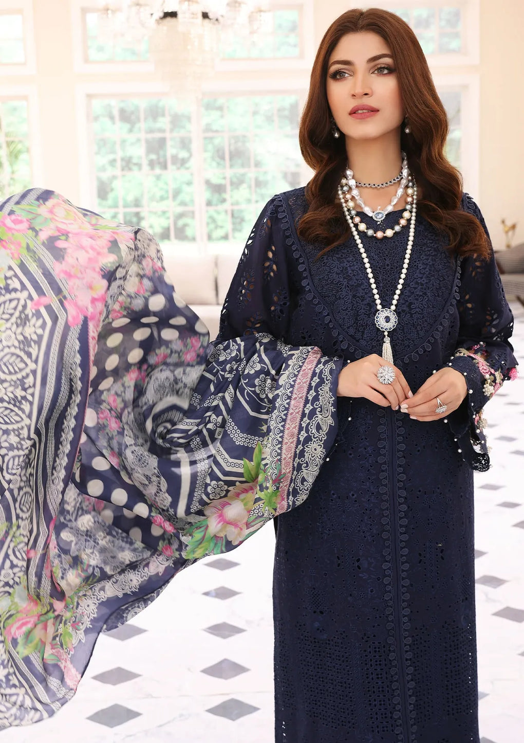 ELC04 - Mystique | Elaf | Festive Chikankari Collection 2023