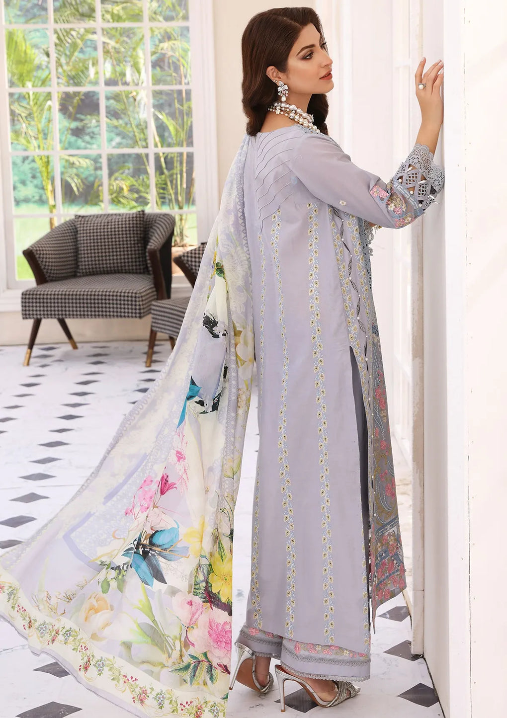 ELC05 - Serenade | Elaf | Festive Chikankari Collection 2023