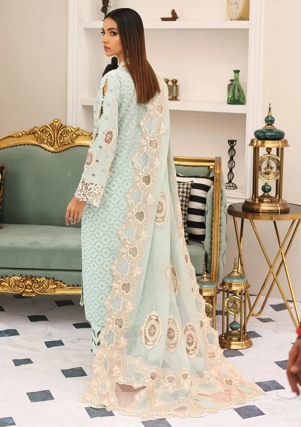 ELC03B - Day Dream | Elaf | Festive Chikankari Collection 2023