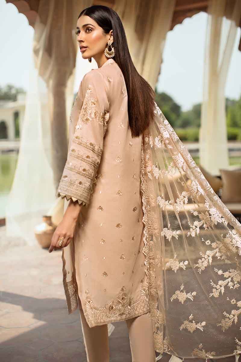 Light Beige EA 86 GulAhmed Eid Ul Azha Luxury Collection 2019