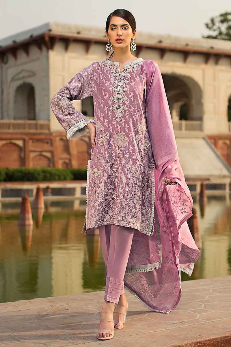 Mauve EA-93 [GulAhmed - Eid Ul Azha Luxury Collection 2019]