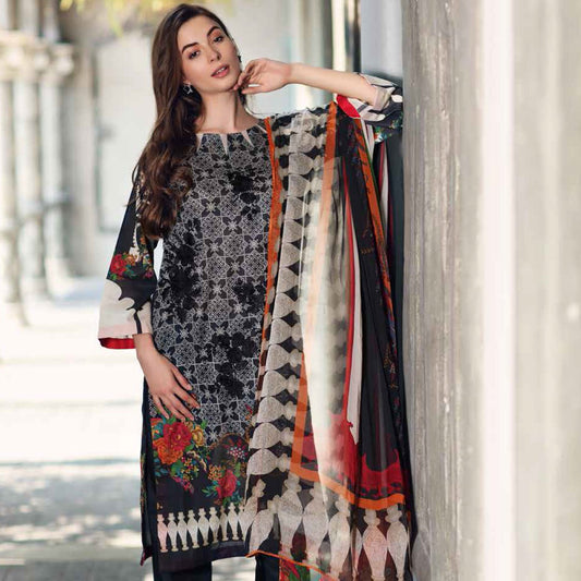 BW-03 [Charizma Black & White Lawn 2019]