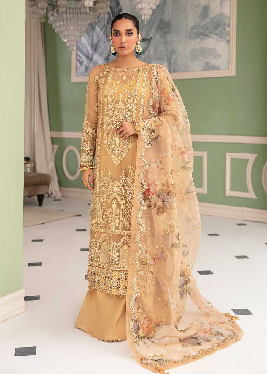Delaine | Afrozeh | La Fuchsia Unstitched Collection 2023