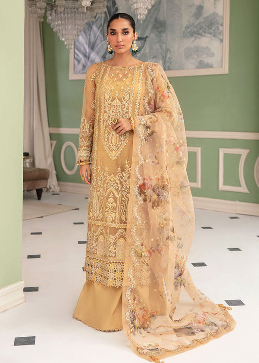 Delaine | Afrozeh | La Fuchsia Unstitched Collection 2023
