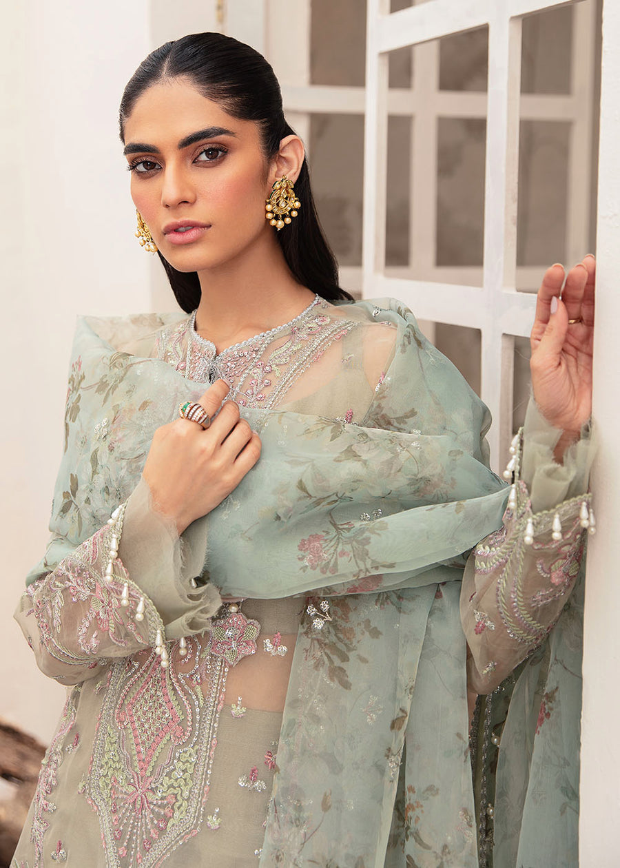 Mavi | Afrozeh | La Fuchsia Unstitched Collection 2023