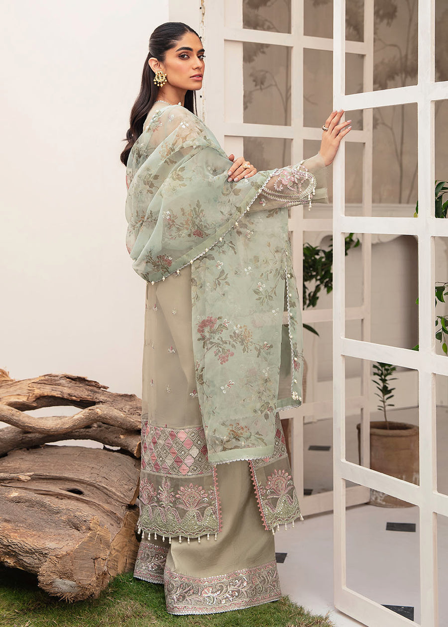 Mavi | Afrozeh | La Fuchsia Unstitched Collection 2023