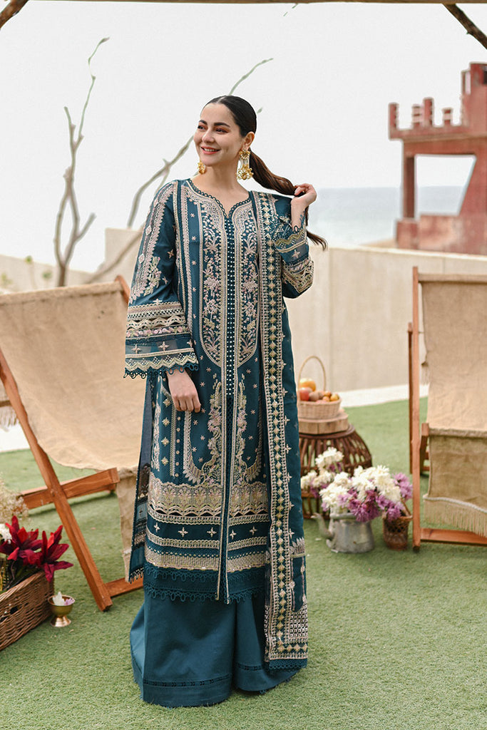 SP10 - Zahra | Qalamkar | Sahil Luxury Lawn Collection 2023