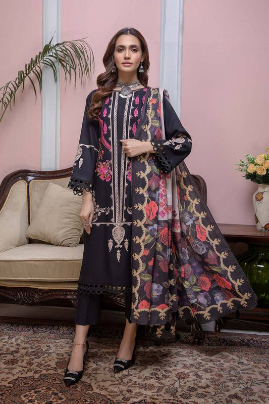 CMW - 09 | Charizma | Unstitched Embroidered Acro Marina With Wool Shawl Collection 2021