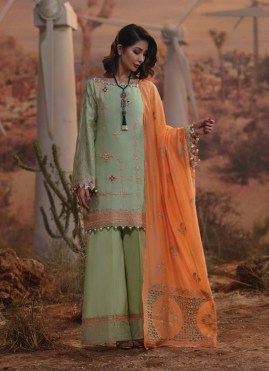 5004A- (3 Piece Lawn) Rang Rasiya