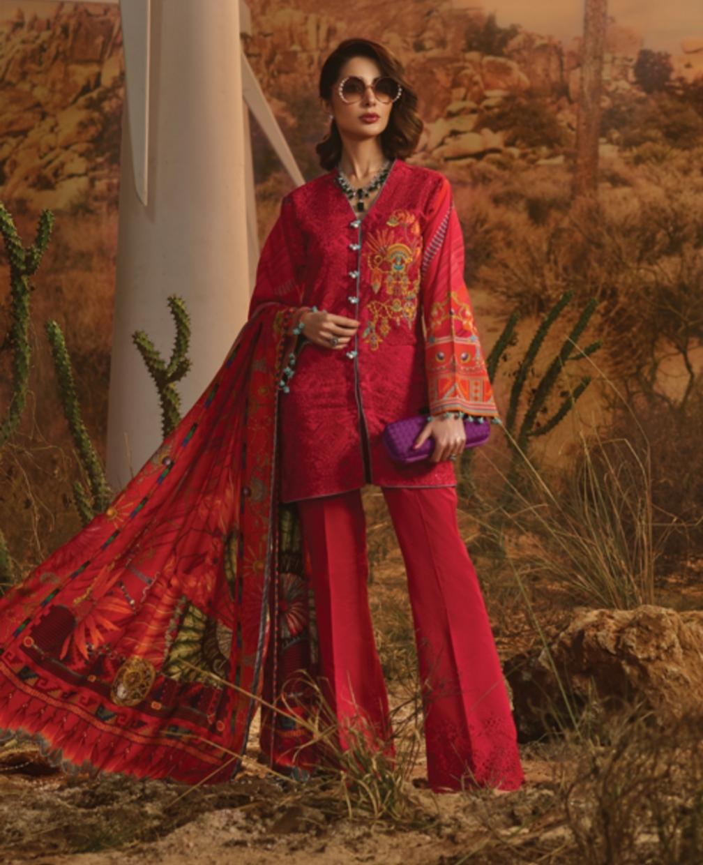 5005A- (3 Piece Lawn) Rang Rasiya