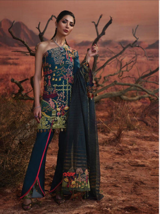 5006B- (3 Piece Lawn) Rang Rasiya