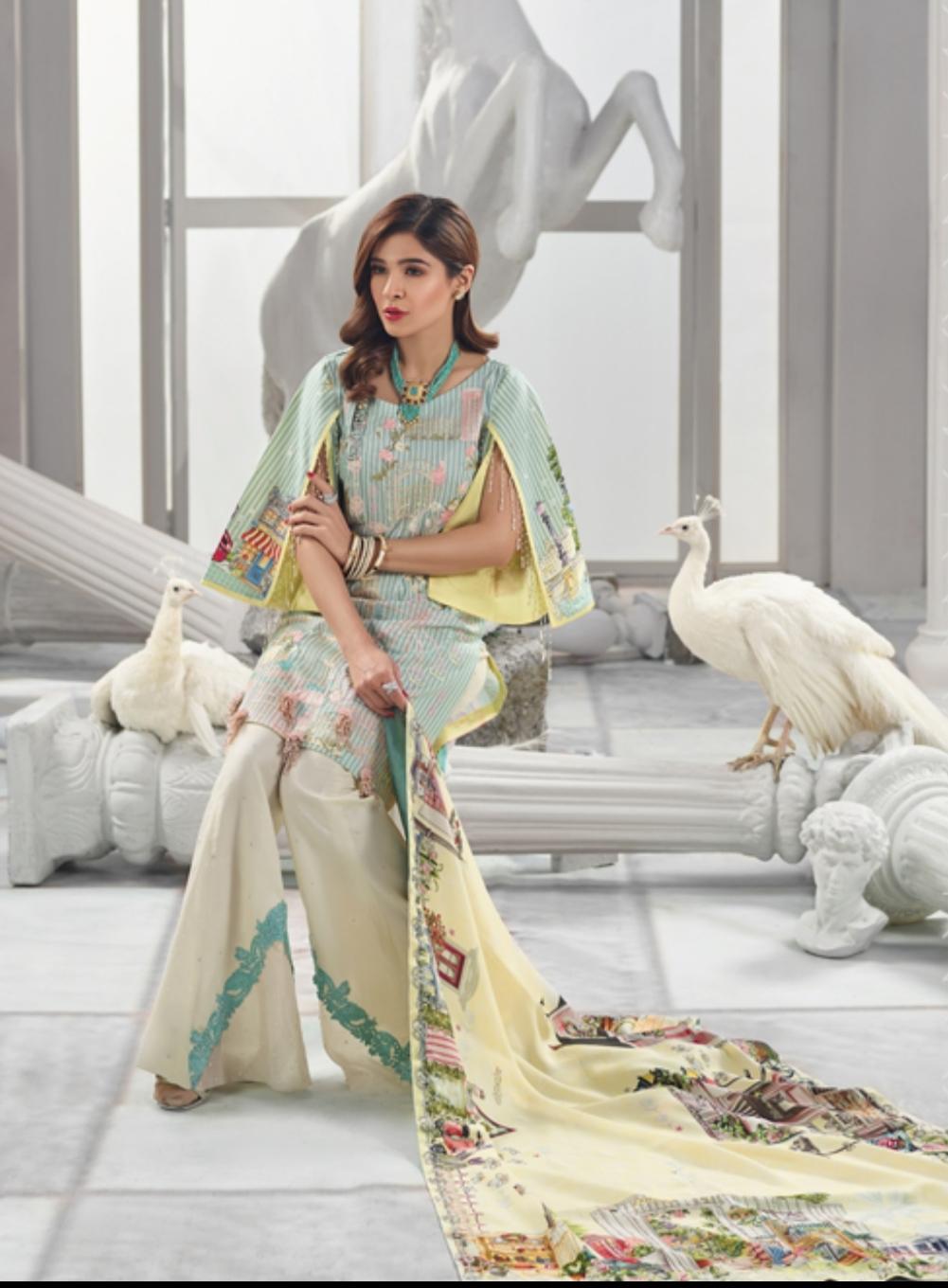 5009B (3 Piece Lawn) Rang Rasiya