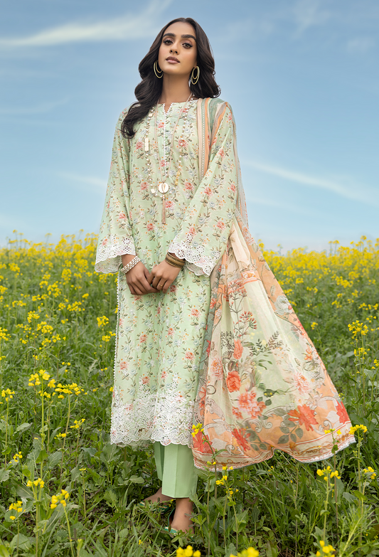 Parakeet | Adan's Libas | Sarsoon | Spring Summer Unstitched Lawn 2023