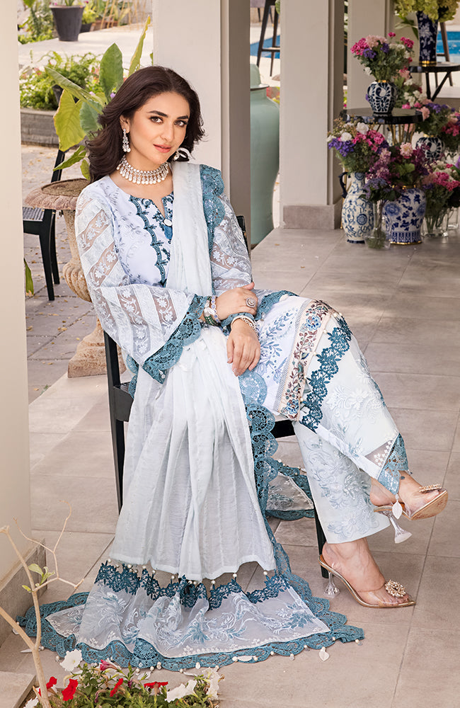 MLL - 23 - 06 | AL Zohaib | Mahiymaan Luxury Lawn Eid Edition 2023