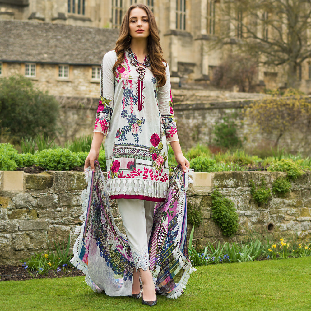 MH6-B [MINA HASSAN FESTIVE LUXURY LAWN 2019]