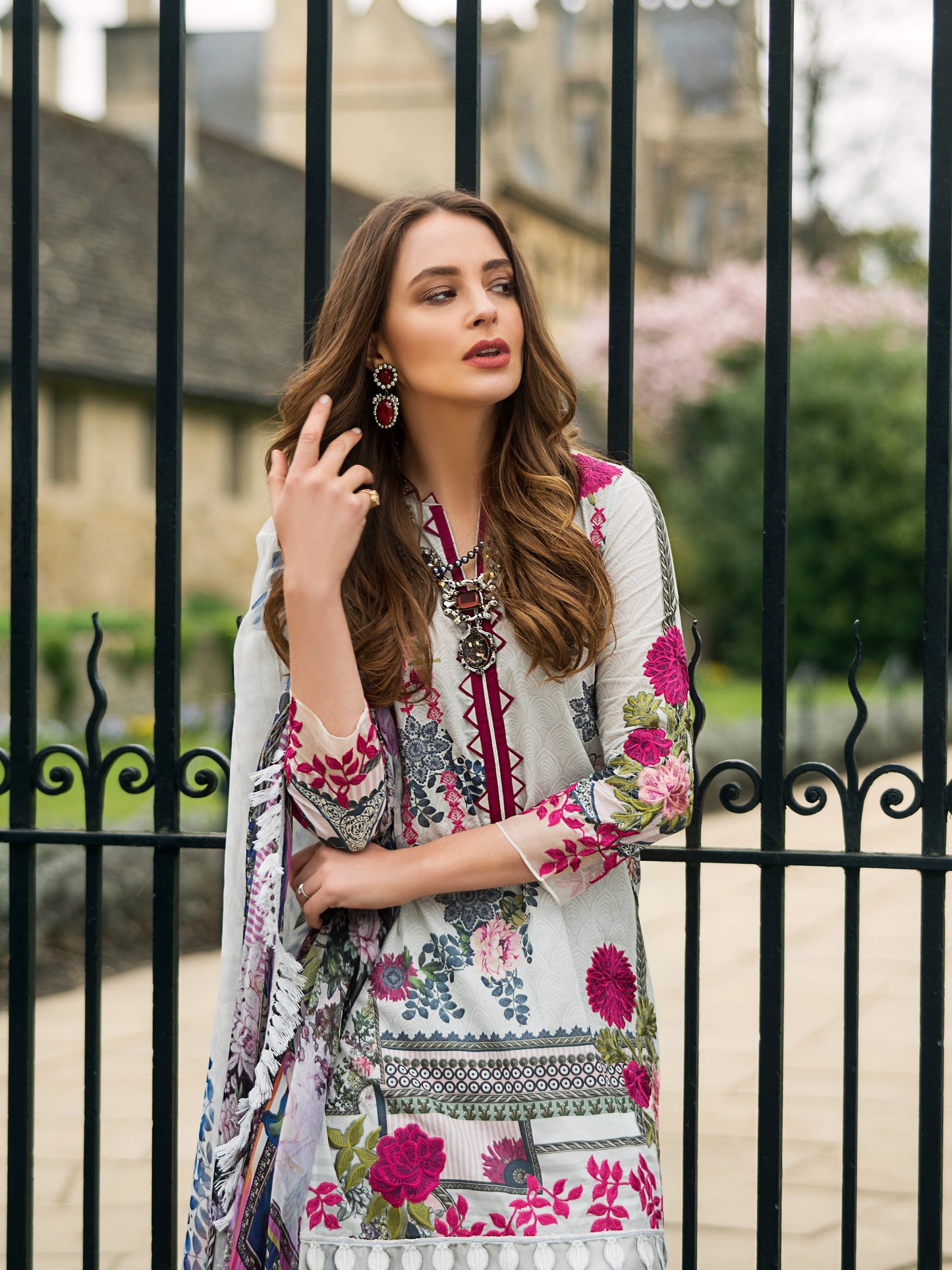 MH6-B [MINA HASSAN FESTIVE LUXURY LAWN 2019]