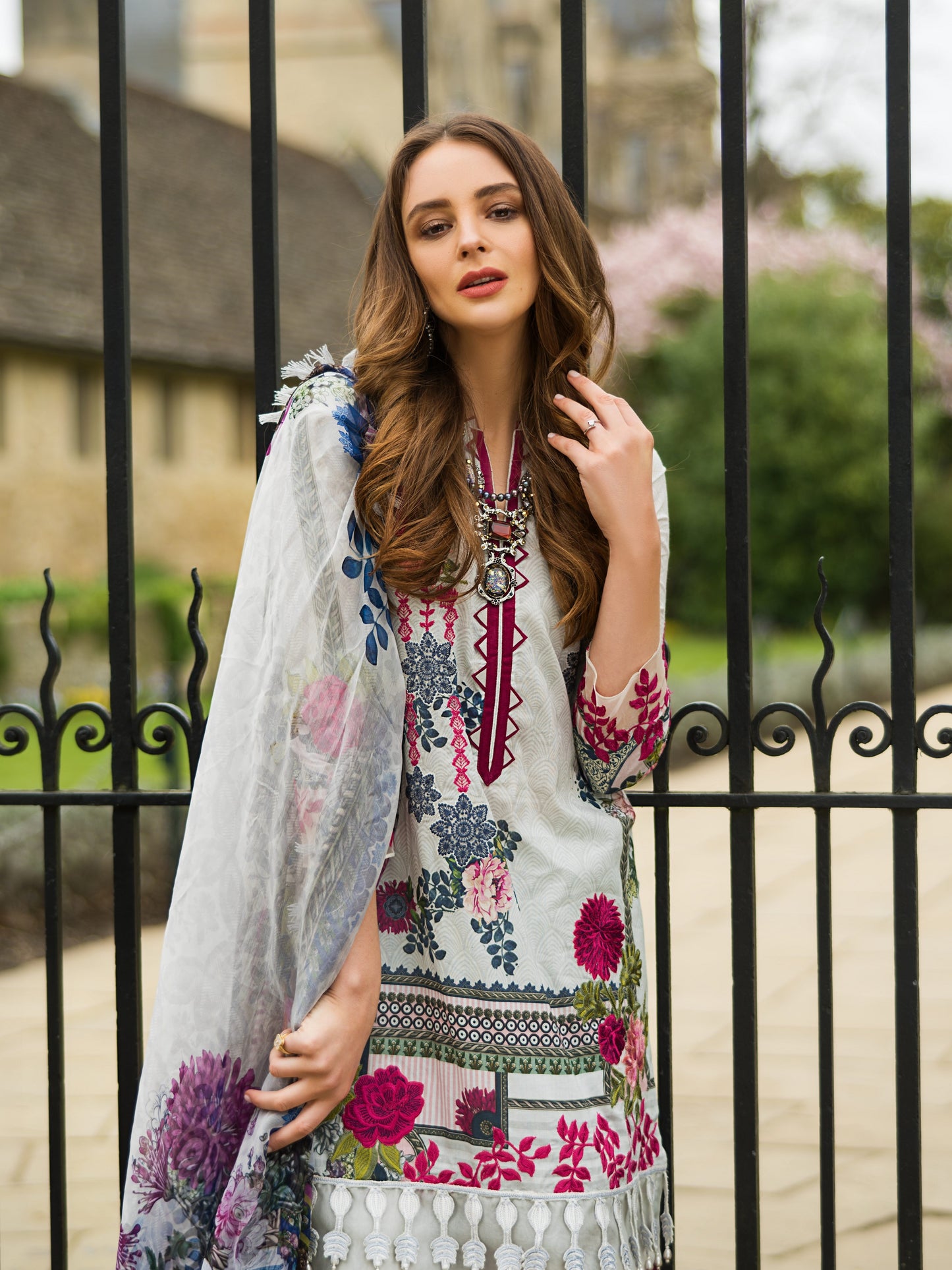 MH6-B [MINA HASSAN FESTIVE LUXURY LAWN 2019]