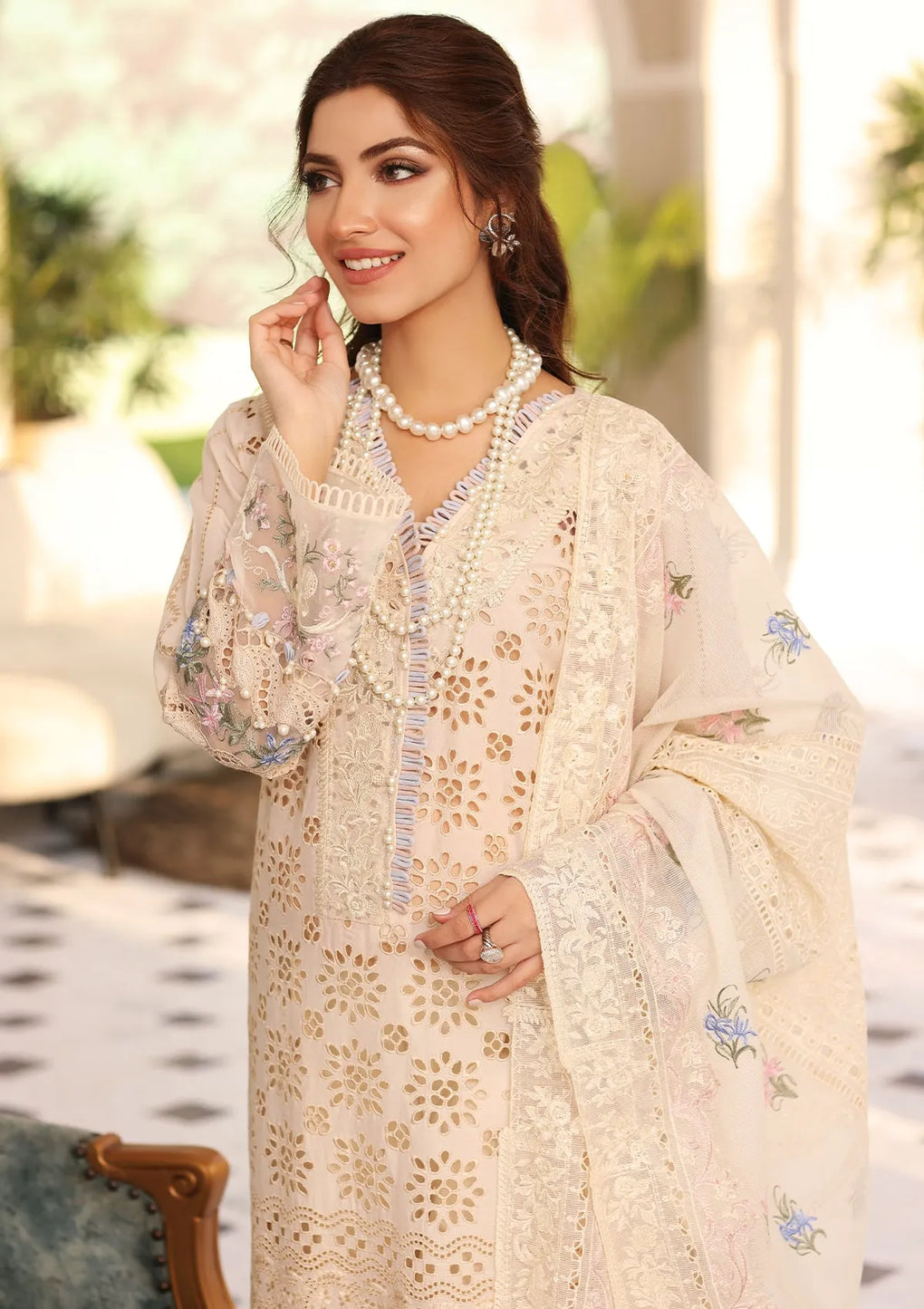 ELC07 - Harmony | Elaf | Festive Chikankari Collection 2023