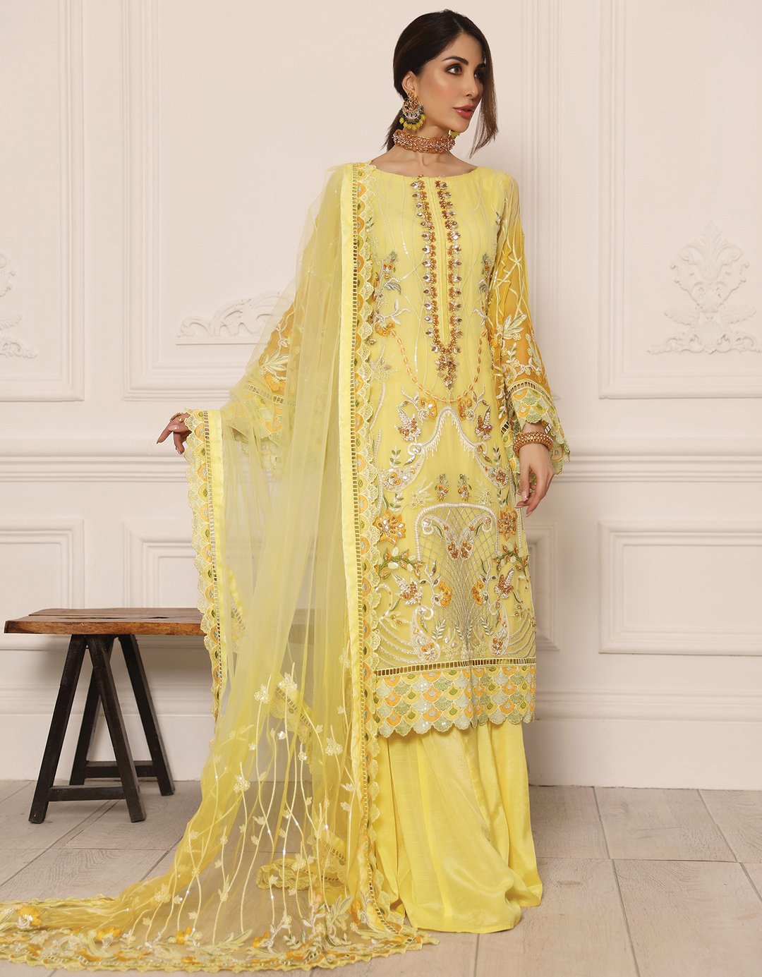LR-07 | Emaan Adeel | Lamour Luxury Chiffon