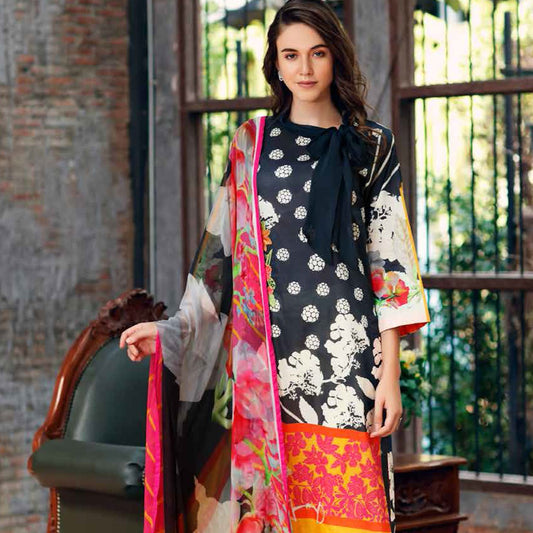 BW-07 [Charizma Black & White Lawn 2019]