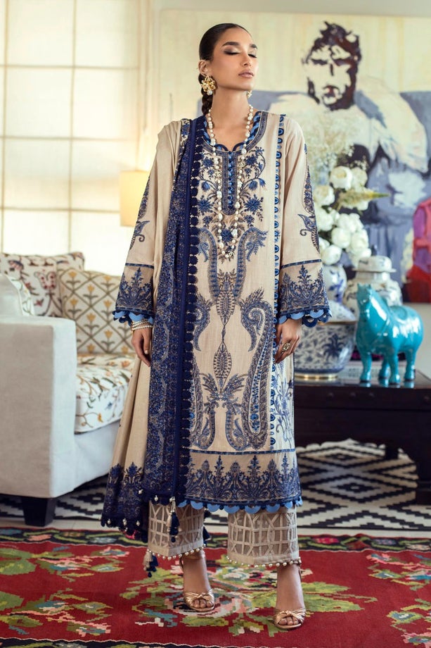 7B |  Sana Safinaz | Muzlin Winter Collection 2021