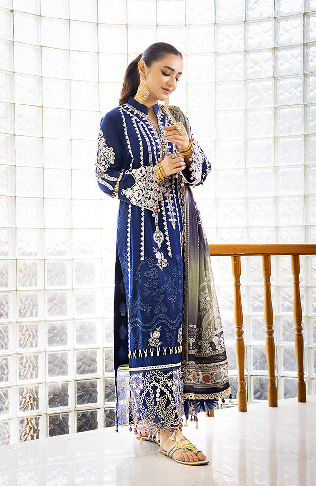 MLL - 23 - 08 | AL Zohaib | Mahiymaan Luxury Lawn Eid Edition 2023