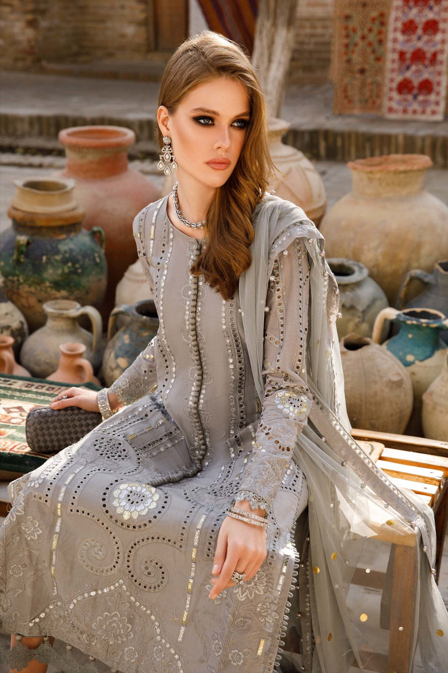 8B | Maria B | Voyage A Luxe Luxury Eid Lawn 2023