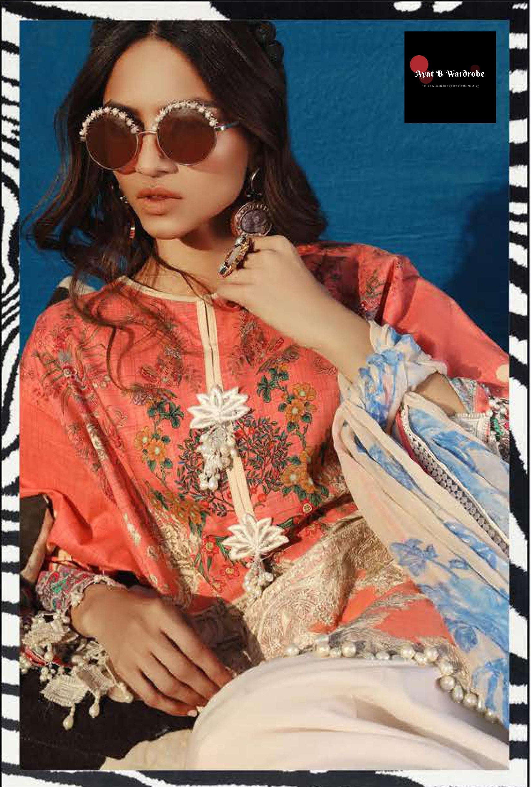 08 B (2 Pcs) | Sana Safinaz | Muzlin Spring/Summer Vol. 1 Collection 2020