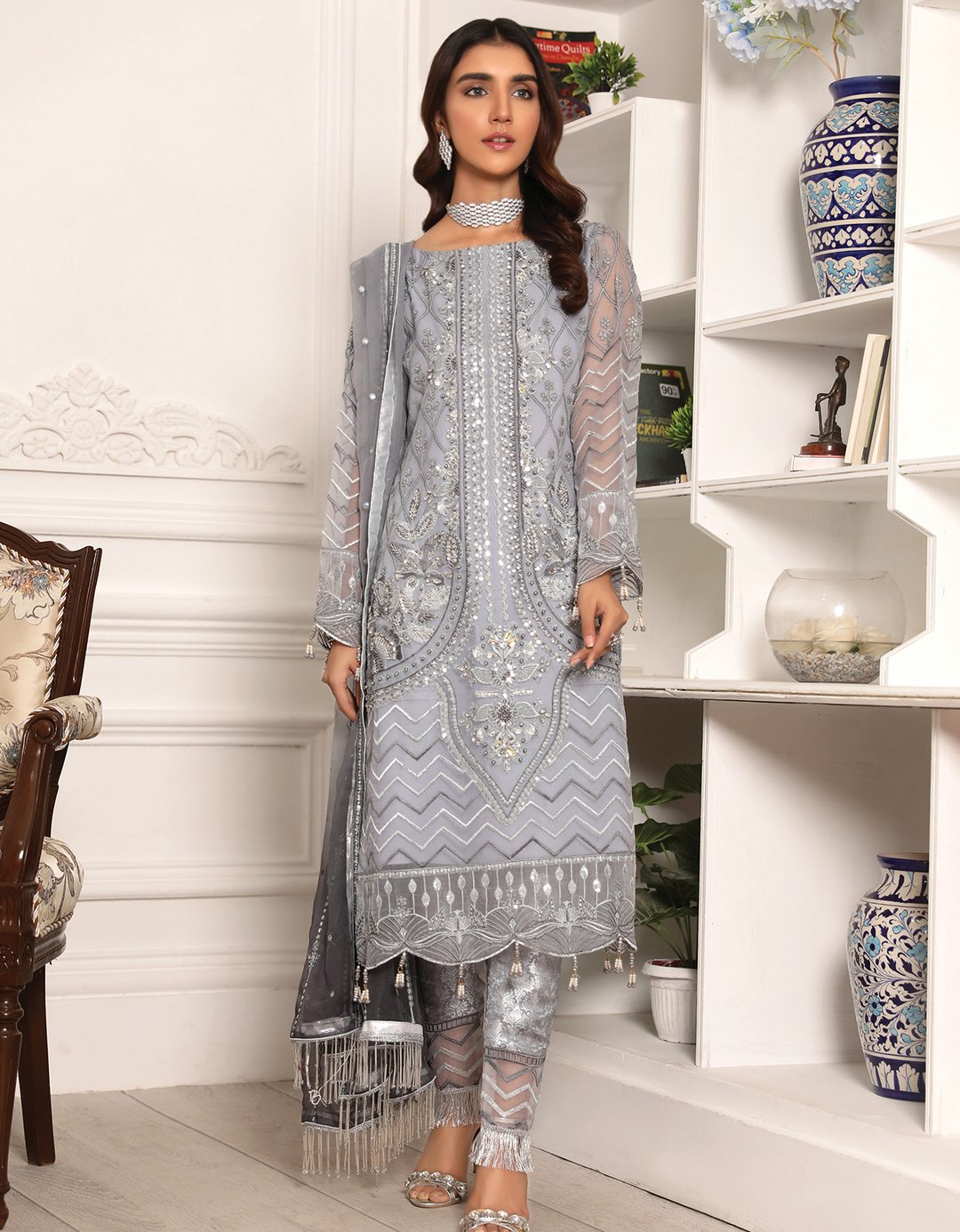 LR-08 | Emaan Adeel | Lamour Luxury Chiffon