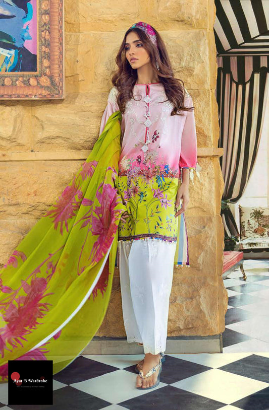 09 A (2 Pcs) | Sana Safinaz | Muzlin Spring/Summer Vol. 1 Collection 2020