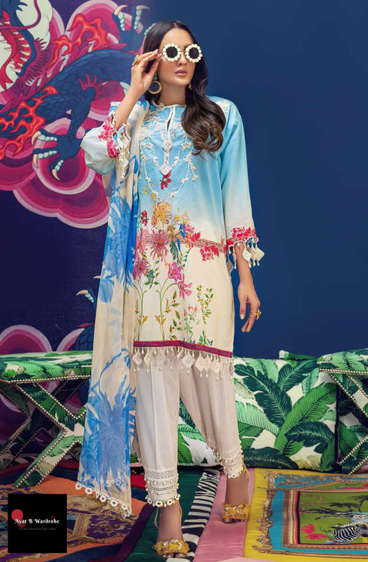 09 B (2 Pcs) | Sana Safinaz | Muzlin Spring/Summer Vol. 1 Collection 2020