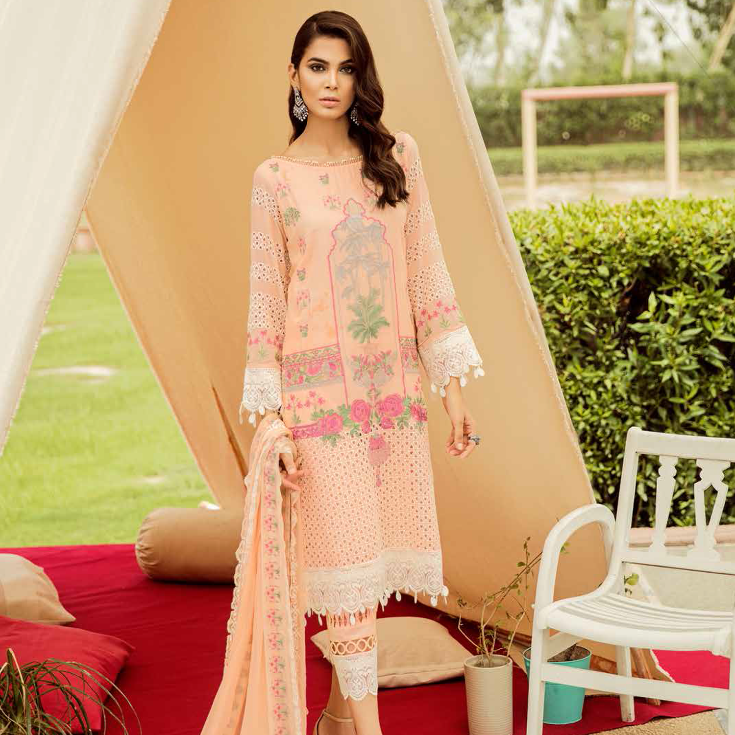 Oriental Pastel ED-43 [Charizma Eid Collection 2019]