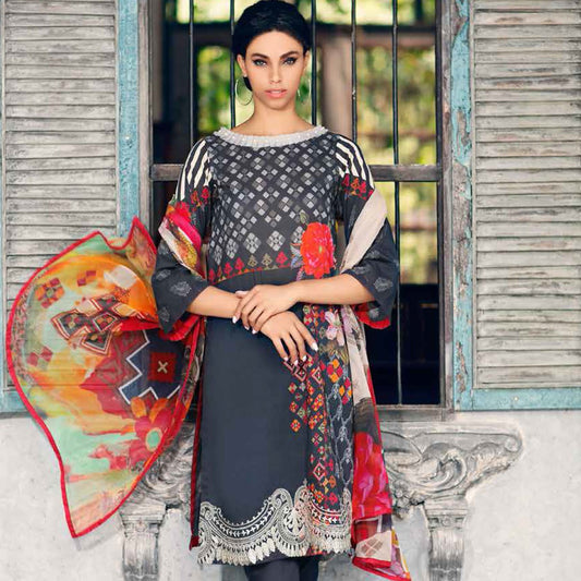 BW-09 [Charizma Black & White Lawn 2019]